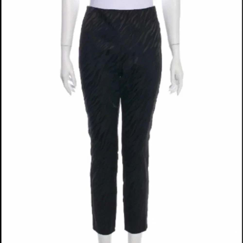 Rag & Bone Simone Zebra Stripe Crop Pants Navy Si… - image 5